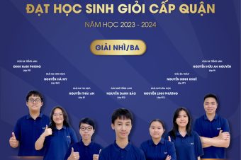 BMS VINH DANH HỌC SINH ĐẠT THÀNH TÍCH CAO TRONG KÌ THI HỌC SINH GIỎI CẤP QUẬN NĂM HỌC 2023 – 2024